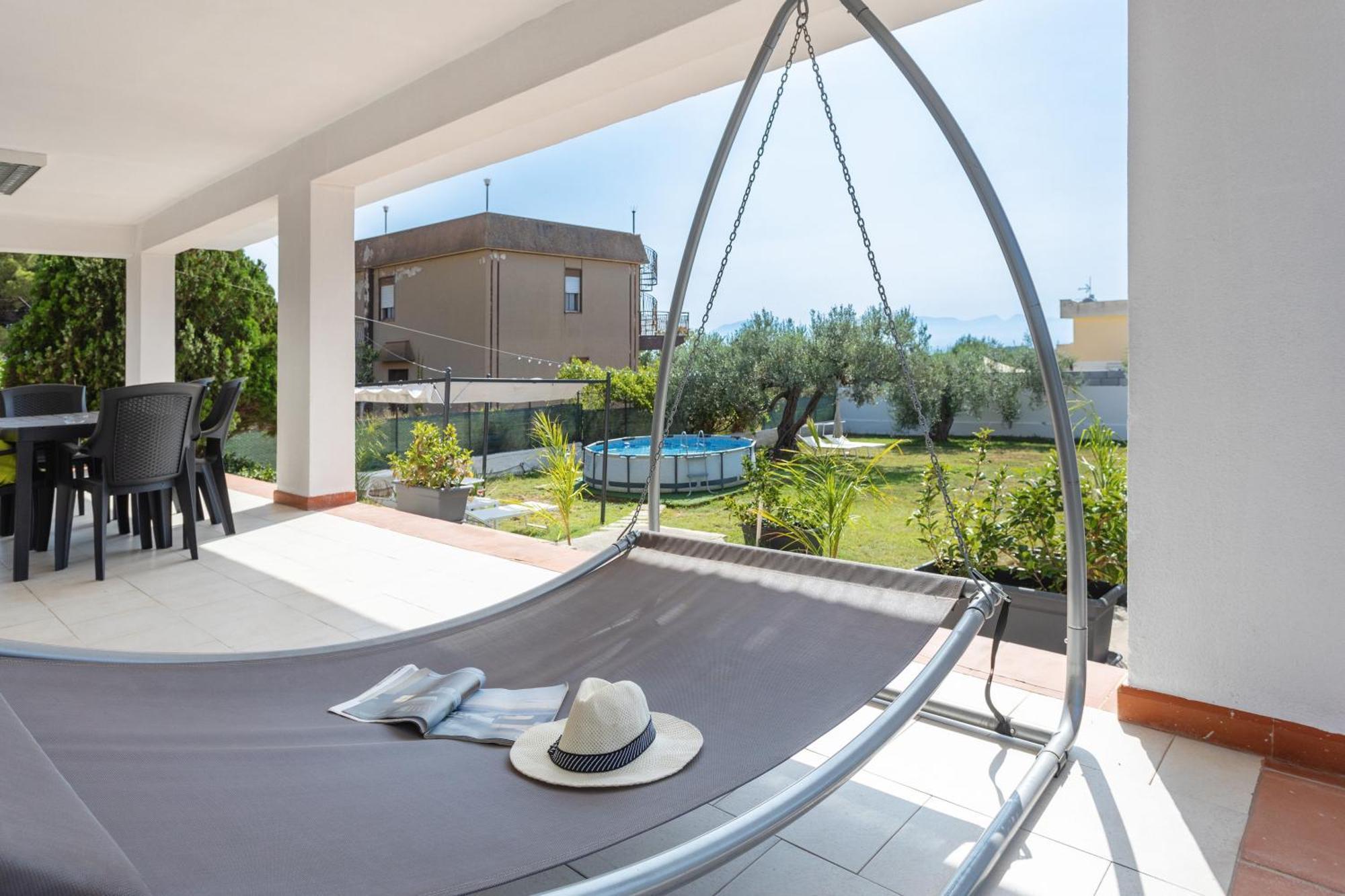 Villa Casa Vista Mare Tra Gli Ulivi à Terrasini Extérieur photo